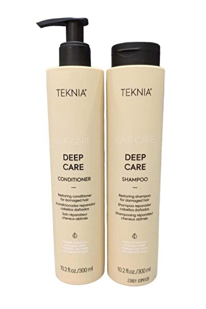 teknia Shampoo and Conditioner for Damaged Hair Organic Oils and Omega 3 with...