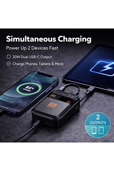 MYX PRO ZenVolt 10000mAh Fast Charging Power Bank Type-C Compact Portable