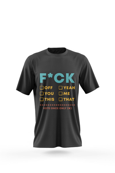iLovePrints Μπλούζα Funny F*CK