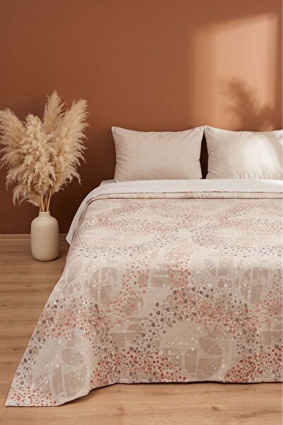 Rivaİstanbul Nokta Harmoni Double Printed Pique & Bedspread 200X230 cm