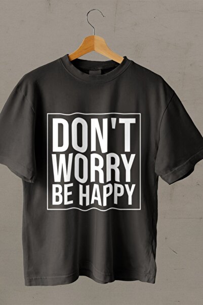 iLovePrints Μπλούζα Don't Worry Be Happy