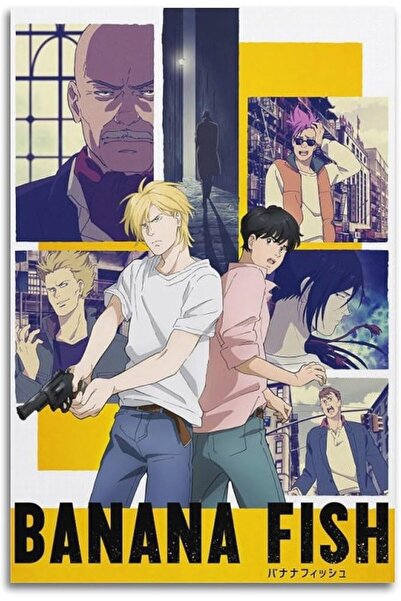 ESSESORIES Banana Fish Anime Poster Wall Art Room Decor Self Adhesive