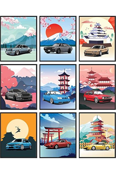 ESSESORIES Decor Jdm Poster Jdm Cars Posters for Men, Jdm Car , Vintage Cars ...