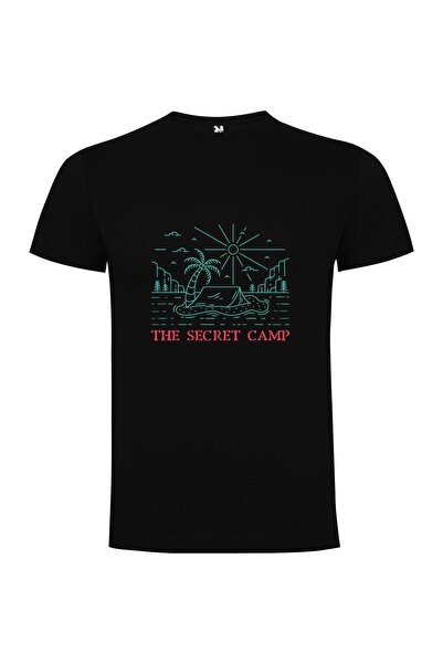 iLovePrints Blue Secret Camp Chronicles Tshirt