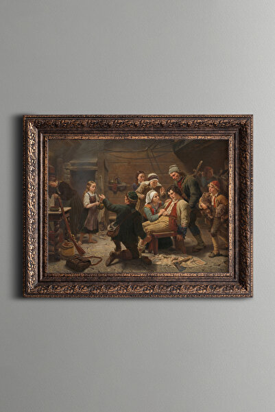 epiqart عودة صائد الدب - إطار بنمط عتيق - نموذج سميك