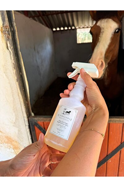 İsmelora Atlar İçin Doğal Sinek Kovucu Sprey 500 ml – Okaliptüs, Lavanta & Ci...