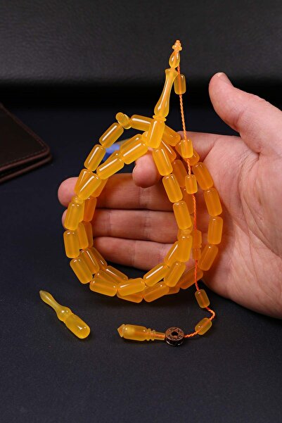 TESBİHKENTİ كبسولة تحتوي على 45 حبة تسبيح زجاجية على شكل طائرة طراز عربي