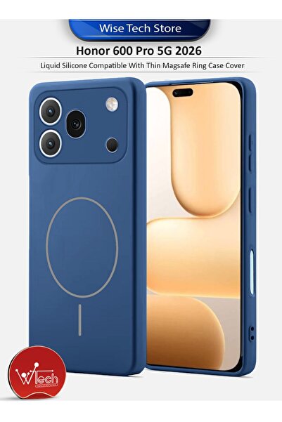 Wtech Honor 600 Pro 5G 2026 Liquid Silicone Compatible With Thin Magsafe Ring...