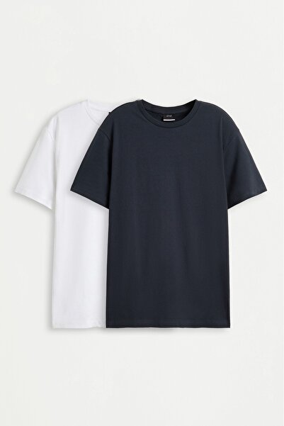 LEFTIES 2’li basic t-shirt seti