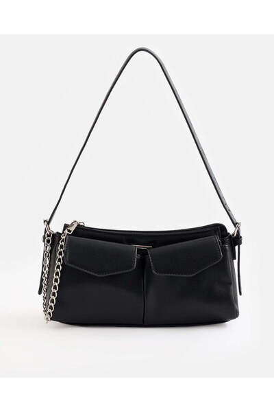 REDTAG Women Black Shoulder Bag