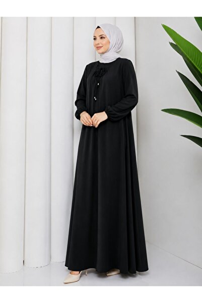 SudeHlt.co Hijab Square Collar Dress