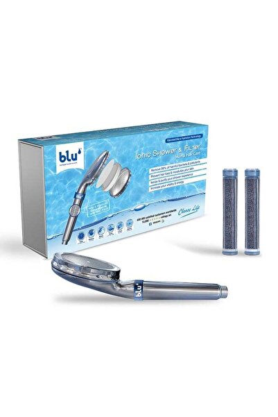 GULF GALLERY Blu Handheld Shower Filter and Shower Head For Skin And Haircare...