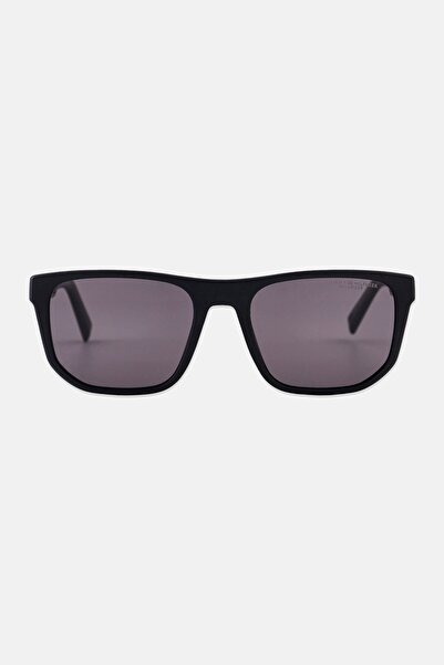 Tommy Hilfiger Men 20789380755M9 Rectangular Sunglasses, Black