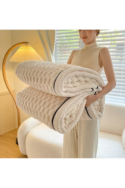 GGEROU Double Sided Fleece Blanket,Bed Throws,Fleece Throw Blanket for Couch,...