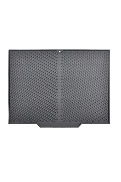 choice2 42.5X33cm DARK GRAY Silicone Draining Pad Drying Mat Pots Dish Drain ...