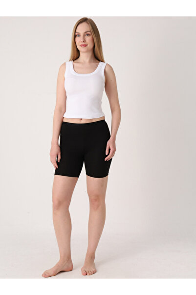 ROCMAY Women's Black Modal Shorts Leggings Comfortable Stretchy Sports Shorts...