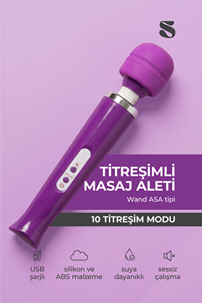 Wand Asa Tipi Titreşimli Masaj Aleti Vibratör GL-V0500