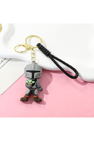 choice2 MINISO KC4461 Star Wars Anime Figures Keyrings Collectible Judge Spac...