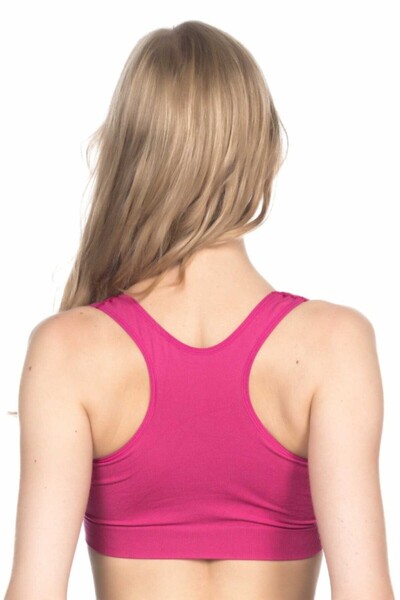 ARMİLLİA DİMODA Premium Seamless Padless Sports Bra Soft Textured Bustier for Motion Freedom