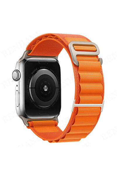 Choice16 42 44 45 49 S11-46MM Orange Nylon Loop Alpine Band for Watch Strap U...
