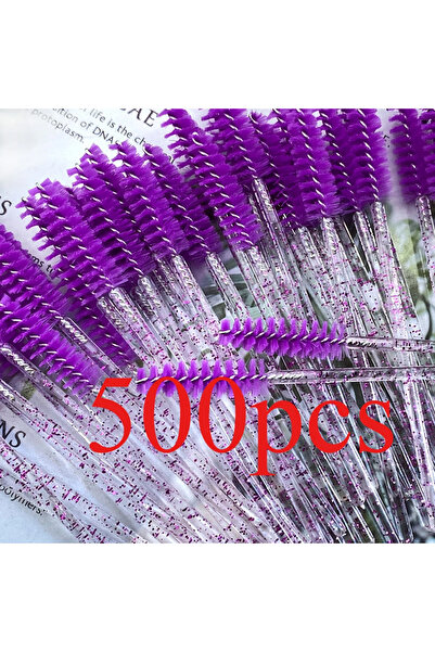 Choice6 500pcsCrystalPurple 500Pcs Crystal Eyelashes Brush Lashes Extension M...