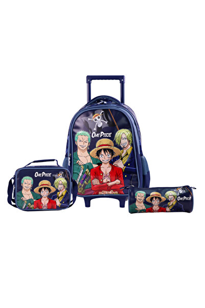 Moon Licensed One Piece3 in 1 Kids Trolley Set - (16-Inch) Premium Kids Schoo...