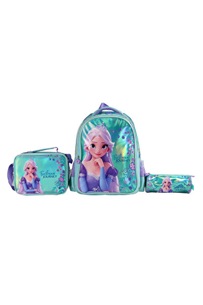 Moon Elsa 3 in 1 Kids Backpack Set - (16-Inch) Premium Kids School Bag with L...