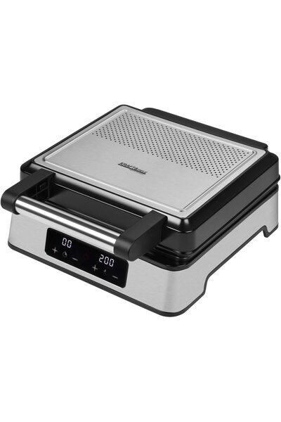 Kraft Aparat pentru vafe si gofre, 2200 W, afisaj LCD, capacitate 4 vafe, inv...