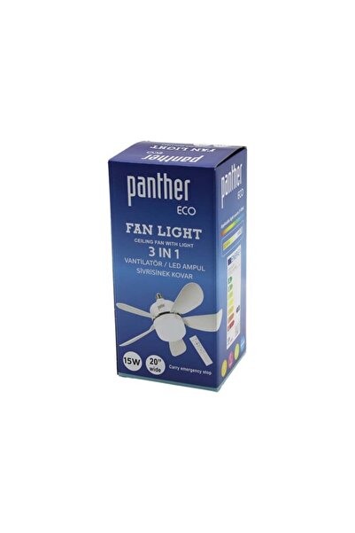 Panther ECO VANTİLATÖR LED AMPUL SİVRİSİNEK KOVAR