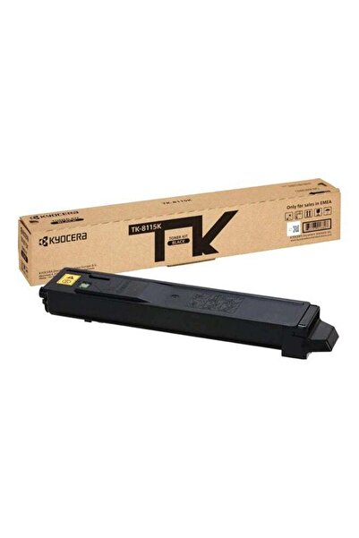 KYOCERA خرطوشة حبر أصلية TK8115 سوداء لطابعة Ecosys M8124 وECOSYS M8130