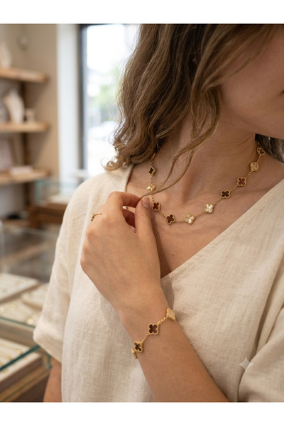 xUPING YONCA BİLEKLİK & KOLYE 14K