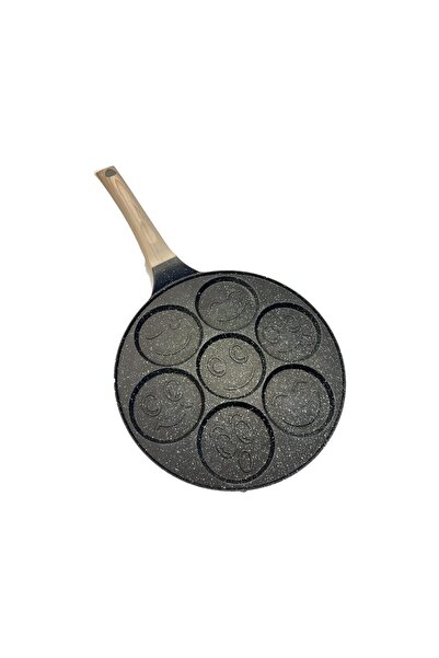 Cumpara-Istet Pancake Pan 28cm, Cast Aluminum, 7 Molds