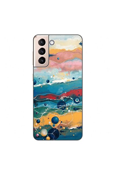 OEM Θήκη συμβατή με Samsung Galaxy S21 από σιλικόνη gel TPU με ζωγραφισμένο σ...
