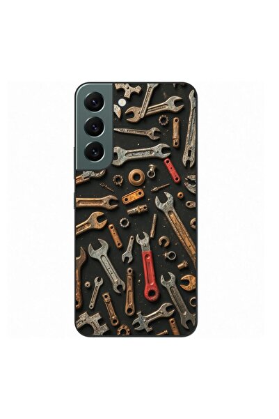 OEM Калъф, съвместим със Samsung Galaxy S22, от силиконов гел TPU, с десен на...