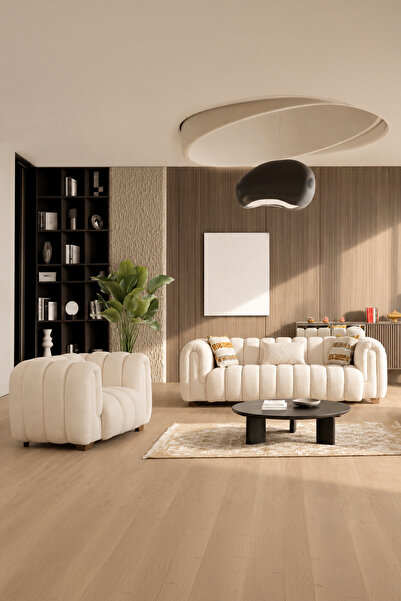 İYENA HOME LİVİNG Koltuk Takımı 3+1 Marsmellow Modern Koltuk Takımı