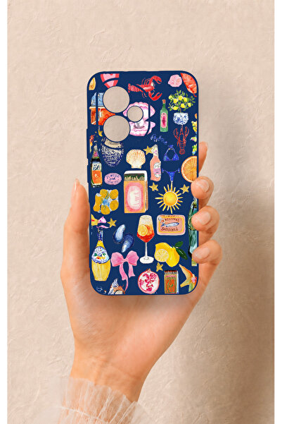 Vip Case Honor 400 Uyumlu Summer Desenli Silikon Kılıf
