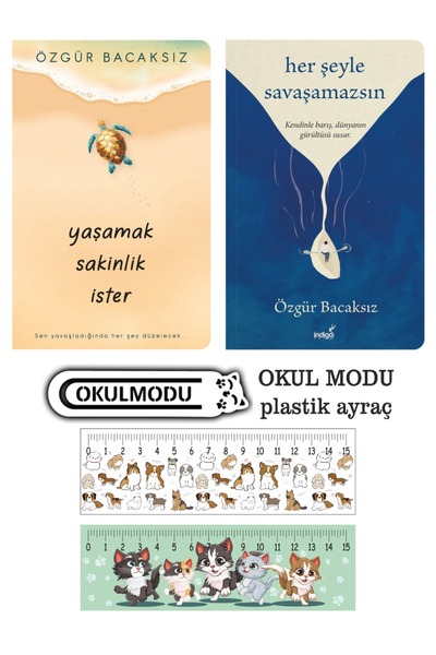 İndigo Kitap Özgür Bacaksız Sakinlik İster & Her Şeyle Savaşamazsın (408 Sayfa)