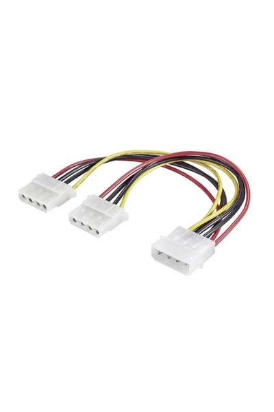 POWERTECH καλώδιο ρεύματος IDE (F) σε 2x IDE (M) CAB-W004, 20cm