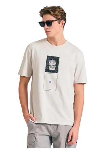 Funky Buddha T-Shirt FBM011-307-04 – Mist - s