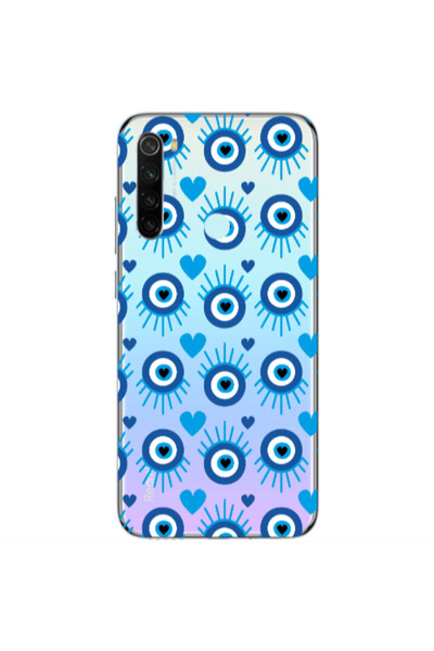 Other Xiaomi Redmi Note 8 Heart Eye Transparent Silicone TPU Θήκη