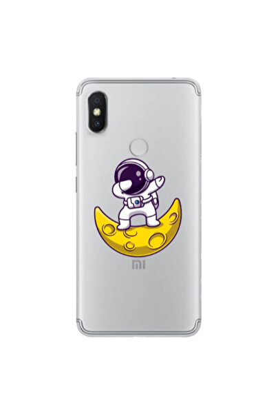 Other Xiaomi Redmi S2 Astronaut on the moon Transparent Silicone TPU Θήκη