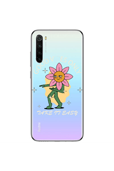 Other Xiaomi Redmi Note 8 Good Vibes Only Transparent Silicone TPU Θήκη
