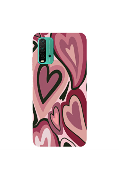 Other Xiaomi Redmi 9T Mix Heart Transparent Silicone TPU Θήκη