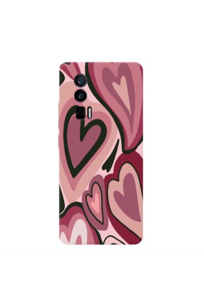 Other Xiaomi Poco F5 Pro Mix Heart Transparent Silicone TPU Θήκη