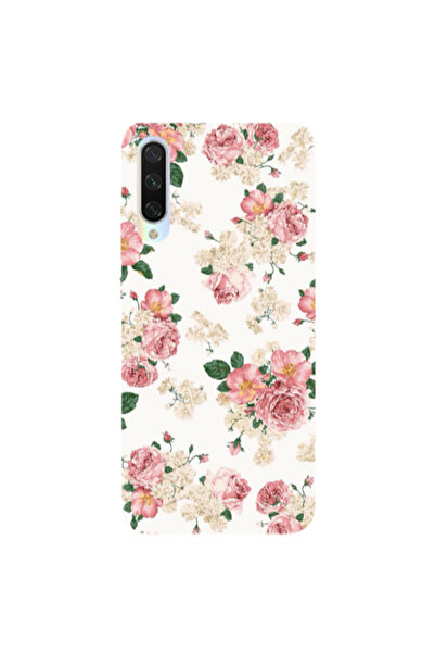 Other Xiaomi Mi 9 Lite Pink Flowers 2 Transparent Silicone TPU Θήκη