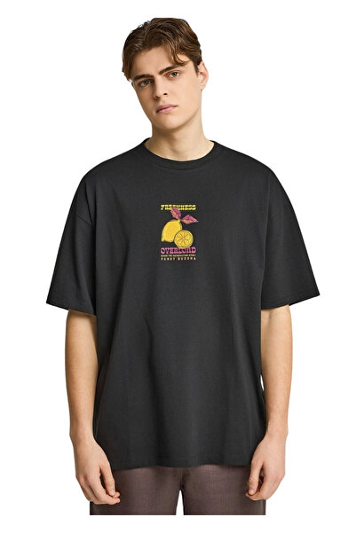 Funky Buddha T-Shirt FBM013-081-04 – Black