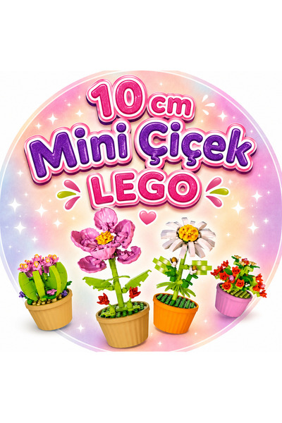 MYÖZYURT Çicek Lego Mini 10 Cm