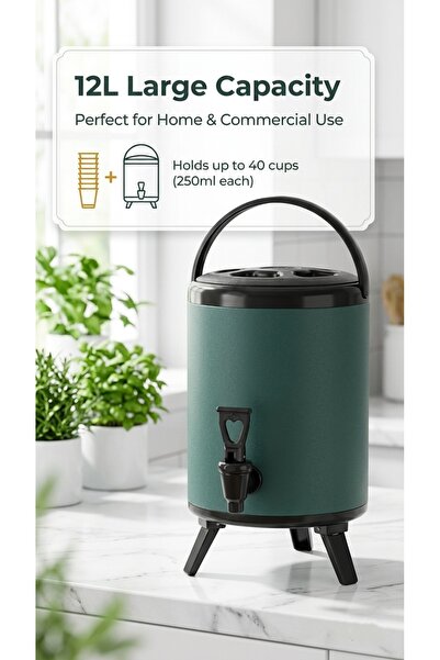 Generic 12-liter green commercial large-capacity insulated bucket for commerc...