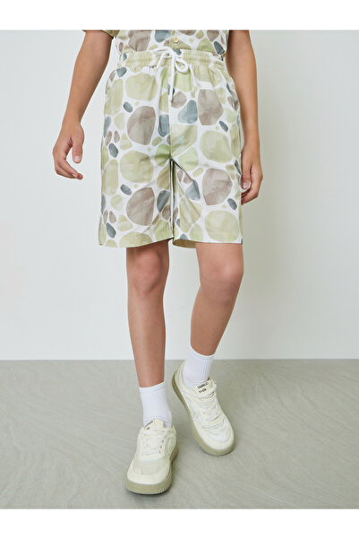 Styli Teen Boys All Over Print Viscose Blend Shorts