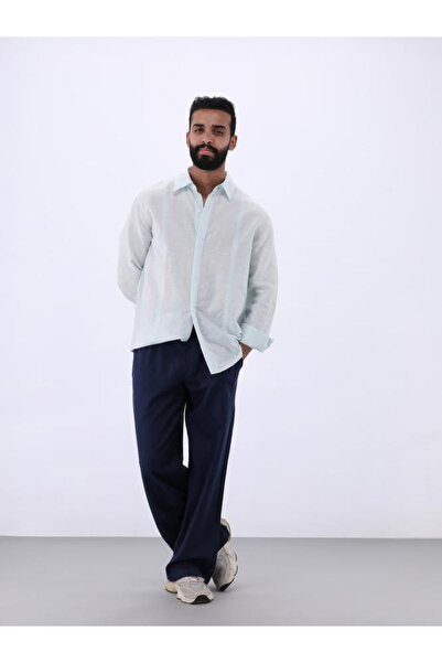 SELENE Men Linen Casual Shirt